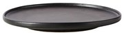 Muubs Plytký tanier CETO P.27,5cm čierno-hnedý
