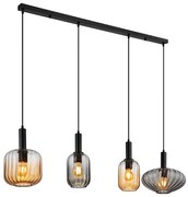 Globo 15719-4 - Závesný luster VALLETTA na lanku 4xE27/60W/230V