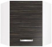 Kuchynská skrinka Belini horná rohová 60 cm eben kráľovský  TOR SGN60/1/WT/HK/0/U