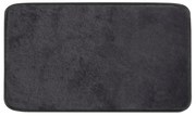 Gedy Gedy, FUZZY kúpeľňová predložka, 50x80cm, 100% polyester, protišmyk, čierna, 96FY508014