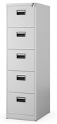 Kovová kartotéka, 5 zásuviek SARA V5, 460 x 1630 x 620 mm, šedá
