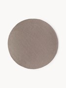 Okrúhly ručne tuftovaný vlnený koberec Eleni