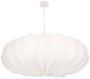 Candellux Luster na lanku CAFEE 1xE27/40W/230V pr. 66 cm biela 31-39224