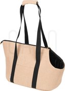 Prepravná kabelka pre psa beige 30×40×24 cm