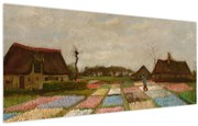 Obraz - Vincent van Gogh, Flower Beds in Holland, reprodukcia (120x50 cm)