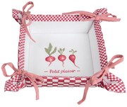 Obojstranný košíček na pečivo Petit Plaisir - 35 * 35 * 8 cm