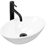 REA-U5804 - Umývadlo na dosku PAMELA MINI 26,5x40 cm keramika/lesklá biela