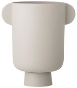 Sivá kovová váza Bloomingville Irie, výška 29 cm