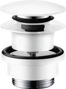 Hansgrohe Hansgrohe, odtoková súprava Push-Open pre umývadlové a bidetové batérie, matná biela, HAN-50100700