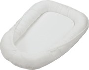 Ľanové hniezdo pre bábätko biela