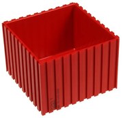Plastová krabička na náradie 70-100x100 mm, červená
