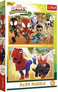 Trefl Puzzle 2x24 Spidey a dinosaury