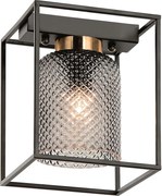 Toolight Toolight, stropné svietidlo 1xE27 APP1264-1C, čierna-zlatá, OSW-06589