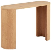 Konzolový stolík v dekore duba v prírodnej farbe 38x114 cm Bibione – House Nordic