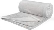 Polášek Deka MIKROFLANEL - Svetlošedá | 150 x 200 cm