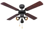 ZEVENTI - Stropný ventilátor ZURRIOLA 3xGU10/50W/230V ZV0006