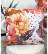 INTERMEDIC SK Posteľná obliečka Luxury Flowers - červená na vankúšik 40x40cm