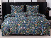 Obliečky z mikrovlákna MUSHROOMS AND PLANTS farebné Rozmer obliečky: 2 ks 70 x 90 cm | 200 x 220 cm