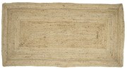 Obdĺžnikový prírodné jutové koberec- 70 * 140 * 1cm