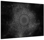 Sklenený obraz - Mystická mandala (70x50 cm)