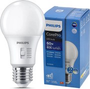 LED žiarovka E27 stmievateľná 8W 806lm A60 5CCT Philips 2700K - 6500K