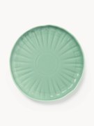 Plytké taniere's reliéfom z porcelánu Sali, 4 ks