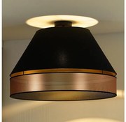 Duolla - Prisadený luster COPPER SHINY 1xE27/15W/230V pr. 60 cm čierna/medená
