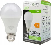LED žiarovka E27 12W 1080lm 3000K Teplá farba svetla WW Eco Light