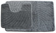 Erviplas, Protišmyková kúpeľňová predložka Classic set šedá, 50x80, šedá, kúpeľňa