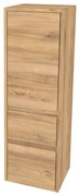 Mereo, Mereo Opto kúpeľňová skrinka vysoká 125 cm, pravé otváranie, Multidecor, Orech Pacifik prírodný, MER-CN995POPP2