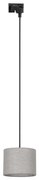Luster na lanku do lištového systému TRACER 1xE27/15W/230V pr. 20 cm čierna/šedá