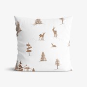 Goldea bavlnená obliečka na vankúš - beskydy 40 x 40 cm