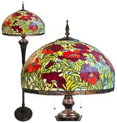 Tiffany luxury lampa stojacia POPPY Ø50*166