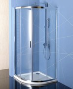 Polysan Polysan, EASY LINE štvrťkruhová sprchová zástena 900x900mm, L/R, čire sklo, EL2615