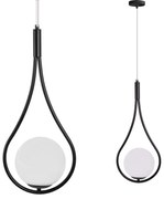 Toolight Toolight, stropné osvetlenie 1xE27 G111-1W, čierna, OSW-09736