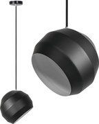 Toolight - Stropná lampa 1xE27 APP381-1CP, čierna, OSW-05013