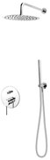 F-Design Flusso, podomietková sprchová sada s dažďovou hlavicou, chróm lesklý, FD1-FLS-7PSET1-11