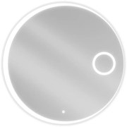 Mexen Ella, LED kúpeľňové zrkadlo s podsvietením a kozmetickým zrkadielkom 90x90 cm, 6000K, ochrana proti zahmlievaniu, 9811-090-090-611-00