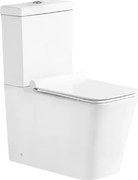 Mexen Cube kompaktné WC s pomaly padajúcim sedadlom, biele - 31014000