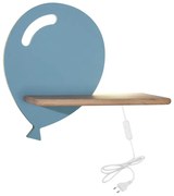 Candellux Nástenné svietidlo policové 4W, modrý balónik - s napájacím káblom 21-85115