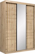 XXXLutz SKRIŇA S POSUVNÝMI DVERAMI, dub artisan, 150/215/59,5 cm P & B - Skrine - 000885001515