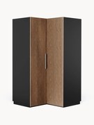 Modulárna rohová šatníková skriňa Simone, Š 115 cm