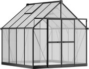 Skleník 234 × 244 × 254 cm, zosilnená konštrukcia, polykarbonát 6 mm
