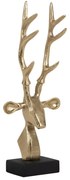 Kovová soška (výška 34 cm) Reindeer Head – PT LIVING