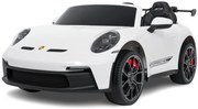 Detské elektrické autíčko Porsche 911 GT3 STRONG MP4 biele