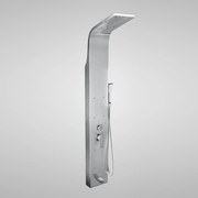 Merin Silver Sprchový panel, z nehrdzavejúcej ocele