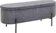 XXXLutz DLHÁ TABURETKA, textil, 110/44/40 cm Livetastic - Kreslá - 001769022306