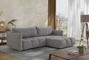 XXXLutz ROZKLADACIA ROHOVÁ SEDAČKA, plast, textil, kompozitné drevo, sivá MID.YOU - Online Only obývacie izby - 000694010310