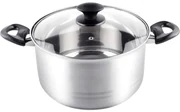 Lamart LEGER Nerezový hrniec LTB2413 240 mm 6,1 l so sklenenou pokrievkou