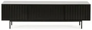 Čierny TV stolík 180x52 cm Sierra – Teulat